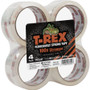 T-REX Packaging Tape, 1.88" Core, 1.88" x 35 yds, Crystal Clear, 4/Pack View Product Image