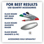 Quartet Infinity Magnetic Glass Calendar Board, 24 x 18 View Product Image