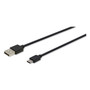 Innovera USB to USB C Cable, 6 ft, Black View Product Image