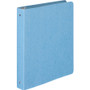 Wilson Jones PRESSTEX Round Ring Binder, 3 Rings, 1" Capacity, 11 x 8.5, Light Blue View Product Image