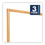 Quartet Classic Series Total Erase Dry Erase Board, 36 x 24, Oak Finish Frame View Product Image