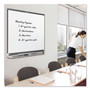 Quartet Prestige 2 Magnetic Total Erase Whiteboard, 72 x 48, Graphite Frame View Product Image