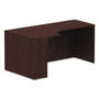 Alera Alera Valencia Corner Credenza Shells, 65w x 35.38d x 29.5h, Left, Mahogany View Product Image