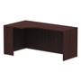 Alera Alera Valencia Corner Credenza Shells, 65w x 35.38d x 29.5h, Left, Mahogany View Product Image