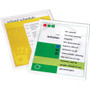 Fellowes Self-Adhesive Laminating Sheets, 3 mil, 9.25" x 12", Gloss Clear, 50/Box View Product Image