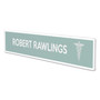 deflecto Superior Image Cubicle Nameplate Sign Holder, 8 1/2 x 2 Insert, Clear View Product Image