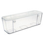 deflecto Stackable Caddy Organizer Containers, Large, Clear View Product Image