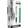 Zebra Z-Grip Flight Retractable Ballpoint Pen, 1.2mm, Black Ink, White Barrel, Dozen View Product Image