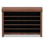 Alera Valencia Series Under-Counter File Organizer, 15.75w x 9.88d x 10.88h, Modern Walnut View Product Image