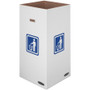 Bankers Box Waste and Recycling Bin, 50 gal, White, 10/Carton View Product Image