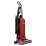 Sanitaire FORCE QuietClean Upright Bagged Vacuum, Sealed HEPA, 23 lb, 4.5 qt, Red View Product Image
