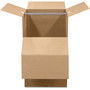 Bankers Box SmoothMove Wardrobe Box, Regular Slotted Container (RSC), 24" x 24" x 40", Brown Kraft/Blue, 3/Carton View Product Image