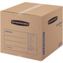 Bankers Box SmoothMove Basic Moving Boxes, Medium, Regular Slotted Container (RSC), 18" x 18" x 16", Brown Kraft/Blue, 20/Bundle View Product Image