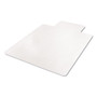 deflecto EconoMat Occasional Use Chair Mat, Low Pile Carpet, Roll, 36 x 48, Lipped, Clear View Product Image