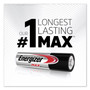 Energizer MAX Alkaline AA Batteries, 1.5V, 12/Pack View Product Image