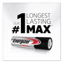 Energizer MAX Alkaline AA Batteries, 1.5V, 4/Pack View Product Image