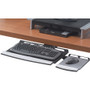 Fellowes Office Suites Adjustable Keyboard Manager, 21.25w x 10d, Black/Silver View Product Image