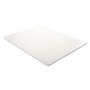 deflecto EconoMat Occasional Use Chair Mat, Low Pile Carpet, Flat, 46 x 60, Rectangle, Clear View Product Image