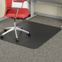 deflecto EconoMat Occasional Use Chair Mat for Low Pile Carpet, 46 x 60, Rectangular, Black View Product Image