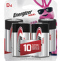 Energizer MAX Alkaline D Batteries, 1.5V, 4/Pack View Product Image