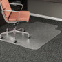 deflecto RollaMat Frequent Use Chair Mat, Med Pile Carpet, Flat, 45 x 53, Wide Lipped, Clear View Product Image