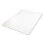 deflecto Polycarbonate All Day Use Chair Mat - Hard Floors, 45 x 53, Rectangle, Clear View Product Image