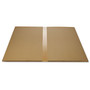 deflecto EconoMat All Day Use Chair Mat for Hard Floors, 45 x 53, Wide Lipped, Clear View Product Image