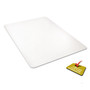 deflecto Polycarbonate All Day Use Chair Mat - Hard Floors, 46 x 60, Rectangle, Clear View Product Image