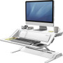 Fellowes Lotus DX Sit-Stand Workstation, 32.75w x 24.25d x 22.5h, White View Product Image