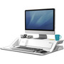 Fellowes Lotus DX Sit-Stand Workstation, 32.75w x 24.25d x 22.5h, White View Product Image