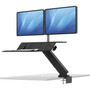 Fellowes Lotus RT Sit-Stand Workstation, 35.5w x 23.75d x 49.2h, Black View Product Image