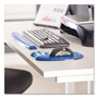 Fellowes Gel Crystals Mouse Pad with Wrist Rest, 7.87" x 9.18", Blue View Product Image