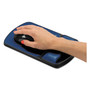 Fellowes Wrist Support with Microban Protection, Sapphire/Black View Product Image