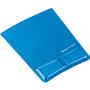 Fellowes Gel Wrist Support w/Attached Mouse Pad, Blue View Product Image