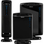 Fellowes HEPA and Carbon Filtration Air Purifiers, 100-200 sq ft Room Capacity, Black View Product Image