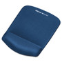 Fellowes PlushTouch Mouse Pad with Wrist Rest, Foam, Blue, 7 1/4 x 9-3/8 View Product Image