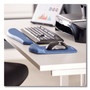 Fellowes PlushTouch Mouse Pad with Wrist Rest, Foam, Blue, 7 1/4 x 9-3/8 View Product Image