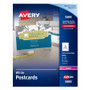 Avery Postcards, Color Laser Printing, 4 x 6, Uncoated White, 2 Cards/Sheet, 80/Box View Product Image