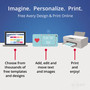 Avery Postcards, Color Laser Printing, 4 x 6, Uncoated White, 2 Cards/Sheet, 80/Box View Product Image