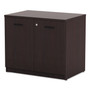 Alera Valencia Series Storage Cabinet, 34 1/8w x 22 7/8d x 29 1/2h, Mahogany View Product Image