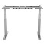 Fellowes Cambio Height Adjustable Desk Base (Base Only), 72w x 30d x 50.25h, Silver View Product Image