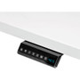 Fellowes Cambio Height Adjustable Desk Base (Base Only), 72w x 30d x 50.25h, Silver View Product Image