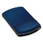 Fellowes Gel Mouse Pad with Wrist Rest, 6.25" x 10.12", Black/Sapphire View Product Image