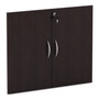 Alera Valencia Series Cabinet Door Kit For All Bookcases, 15.63w x 0.75d x 25.25h, Espresso View Product Image
