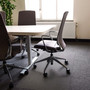 Floortex Cleartex Ultimat XXL Polycarb. Square General Office Mat for Carpets, 60 x 60, Clear View Product Image