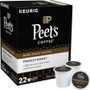 Peet's Coffee & Tea French Roast Coffee K-Cups, 22/Box View Product Image