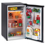 Avanti 4.4 CF Refrigerator, 19 1/2"W x 22"D x 33"H, Black/Stainless Steel View Product Image