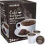 Caf Escapes Dark Chocolate Hot Cocoa K-Cups, 24/Box View Product Image