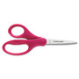 Fiskars Kids/Student Scissors, Pointed Tip, 7" Long, 2.75" Cut Length, Assorted Straight Handles View Product Image