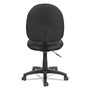 Alera Essentia Series Swivel Task Chair, Supports up to 275 lbs, Black Seat/Black Back, Black Base View Product Image
